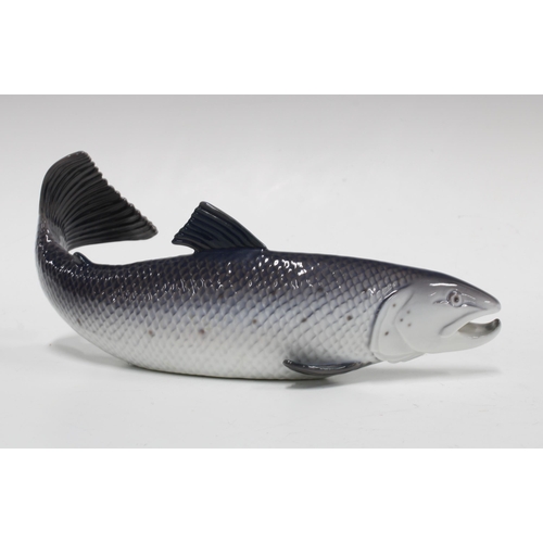 115 - Royal Copenhagen salmon, Model No 502, 23cm