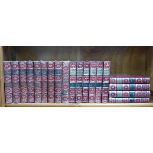 421 - Collection of books, including Trollop's Works and The Waverley Novels, largest 19 x 13cm (19)