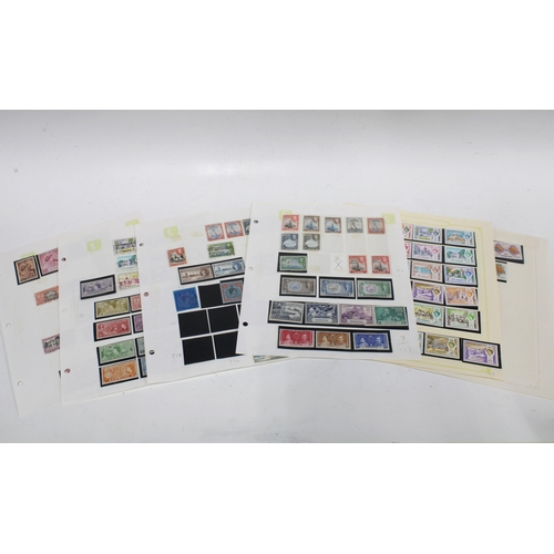 440 - Stamps, used and unused to include KGV1 & early QEII period, includes SG112mm, SG117Cc mm, 1948 S/W ... 