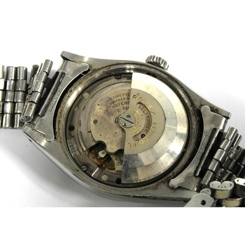 65 - ROLEX, a Gents 1950's vintage Oyster Perpetual Precision stainless steel wristwatch with arrowhead h... 