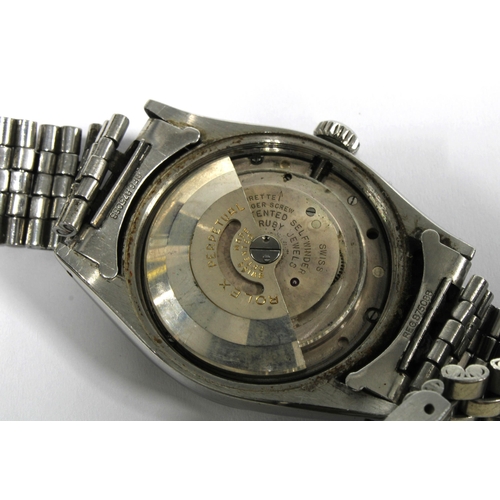 65 - ROLEX, a Gents 1950's vintage Oyster Perpetual Precision stainless steel wristwatch with arrowhead h... 