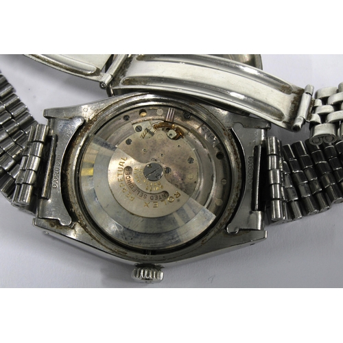 65 - ROLEX, a Gents 1950's vintage Oyster Perpetual Precision stainless steel wristwatch with arrowhead h... 