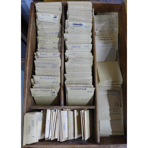 65F - Coin collection contained over 12 trays to include pre decimal and world coins