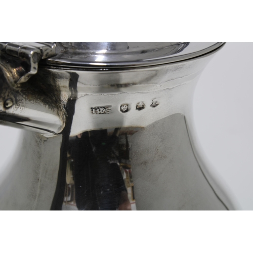 62 - George V silver hot milk pot, Edinburgh 1916, 12cm