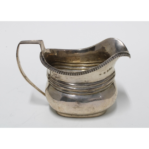 74 - Georgian silver cream jug, London 1789