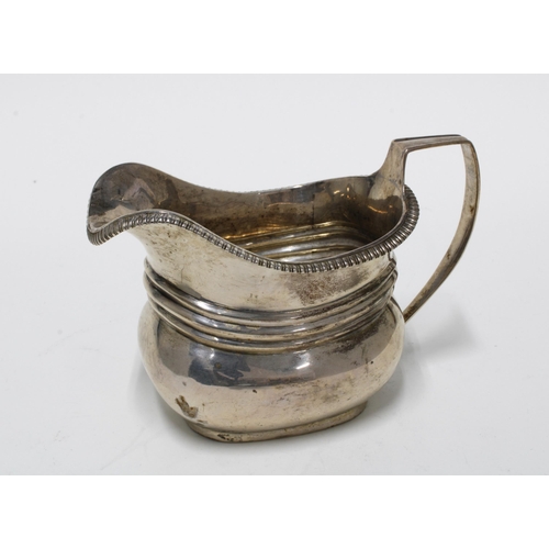 74 - Georgian silver cream jug, London 1789