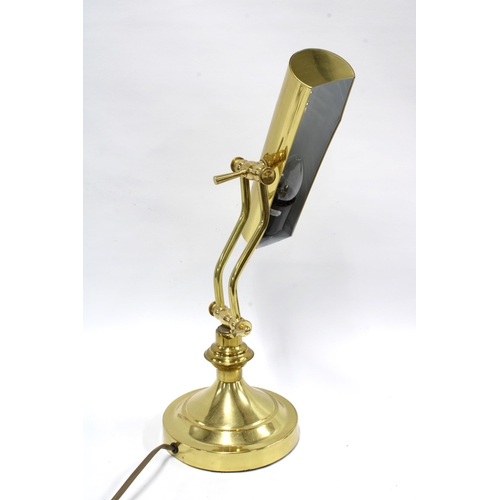 405 - Brass effect Students lamp