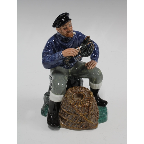 123 - Royal Doulton Lobster Man figure HN2317, 11 x 18cm.