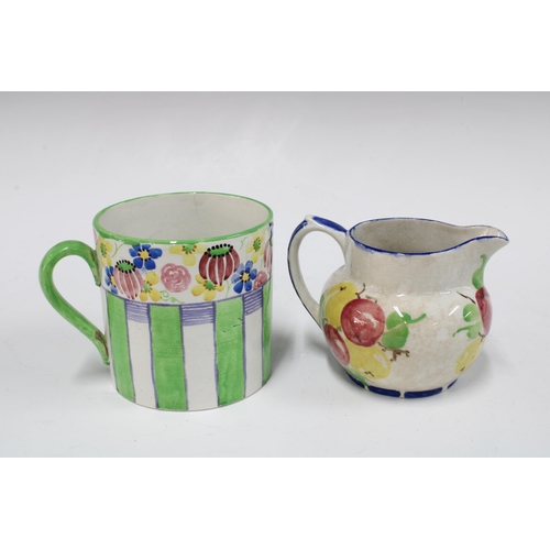 143 - Collection of Bough handpainted Scottish pottery to include a large mug painted by Richard Armour to... 