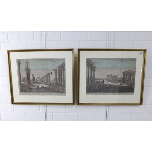 165 - A pair of Palmira prints, framed under glass, 40 x 30cm (2)