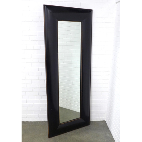 298 - Contemporary leaning floor mirror,, 80 x 200cm.