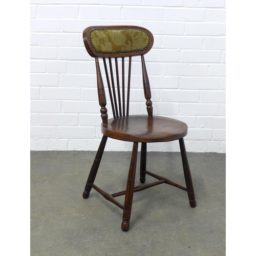 313 - Arts & Crafts mahogany chair, 37 x 76cm.