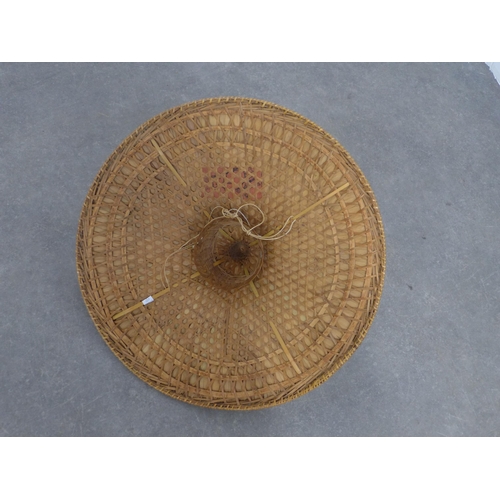 324 - Chinese style Coolie hat, 63cm.