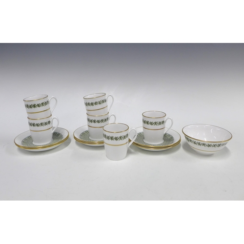 392 - Set of six Spode Provence coffee cans and saucers, together with a matching sugar bowl (13)