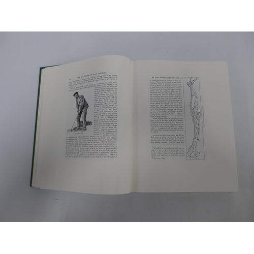 413 - 'The Golf Book of East Lothian', by John Kerr, with original dust cover, 23 x 30cm