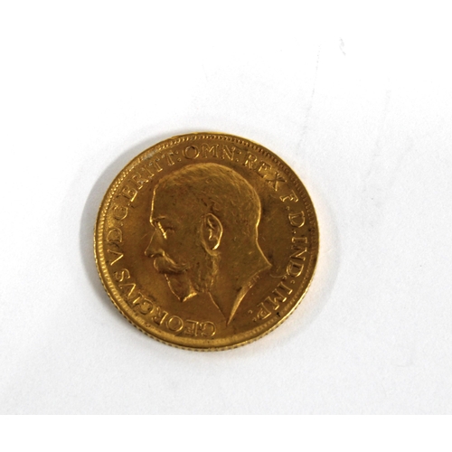 60 - GEORGE V full gold sovereign coin, dated 1912