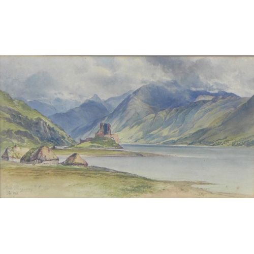 140 - FREDERICK HENRY HENSHAW RSA (1807-1891) LOCH DUICH, KINTAIL, watercolour, signed with initials, titl... 