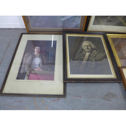 142 - Quantity of framed prints, (a lot)