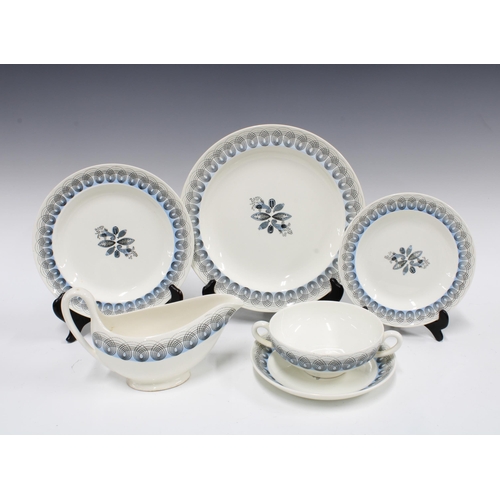 121 - Eric Ravilious (British 1903-1942) for Wedgwood, a 'Persephone' pattern dinner service with tureens,... 