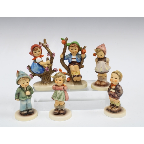 124 - A collection of six Goebel Hummel figures (6) 10cm