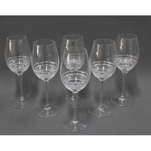 369 - John Rocha for Waterford, set of six Voya red wine glasses, boxed (6)