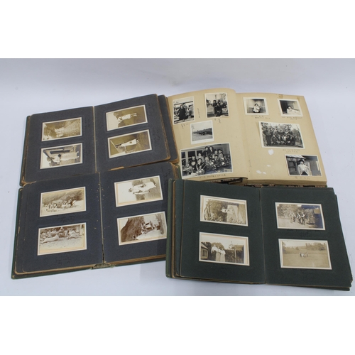 393 - Two cartons containing a quantity of early - mid 20th century photograph albums, to include  Jerusal... 