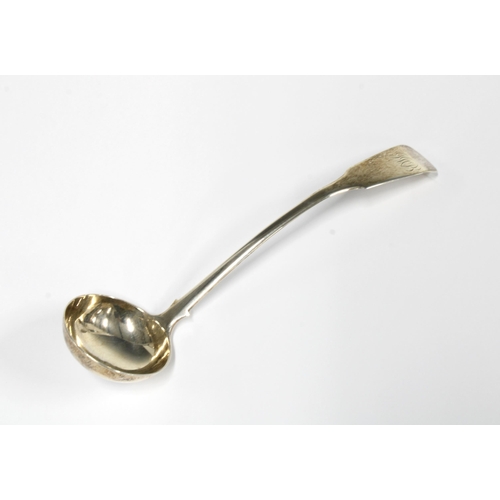 90 - Silver toddy ladle, possibly by David Gray, Dumfries, 16cm long