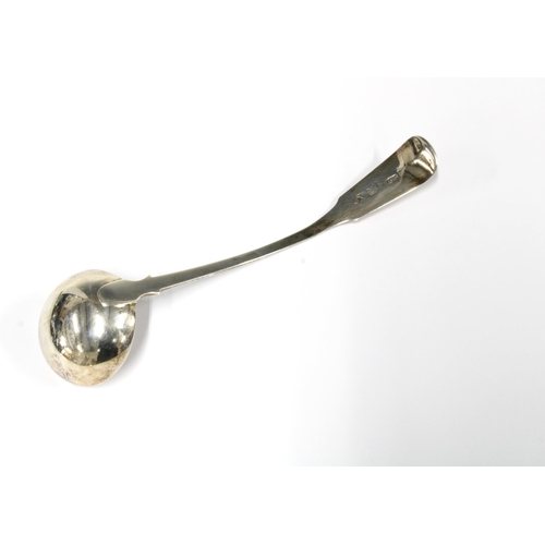 90 - Silver toddy ladle, possibly by David Gray, Dumfries, 16cm long