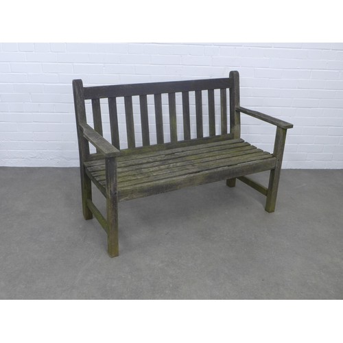 410 - Garden bench, 120 x 87cm.