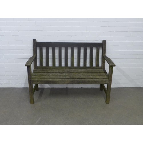 410 - Garden bench, 120 x 87cm.