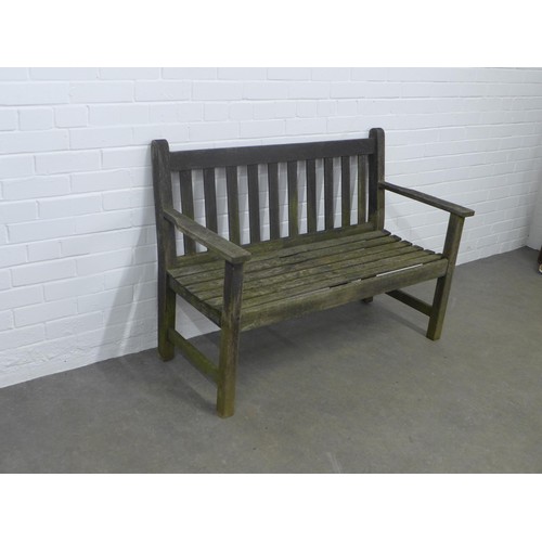 410 - Garden bench, 120 x 87cm.