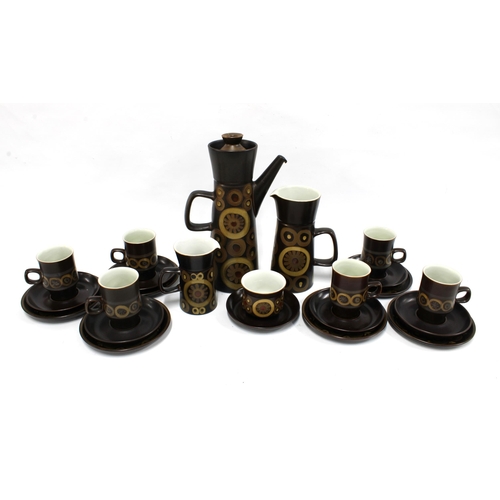 118 - Denby Arabesque coffee set (23)