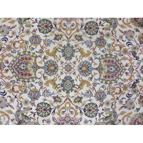 203 - Super Keshan wool rug, 430 x 296cm.