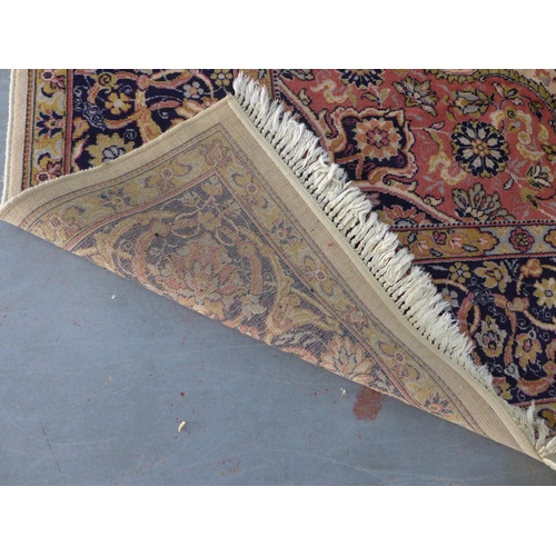 203 - Super Keshan wool rug, 430 x 296cm.