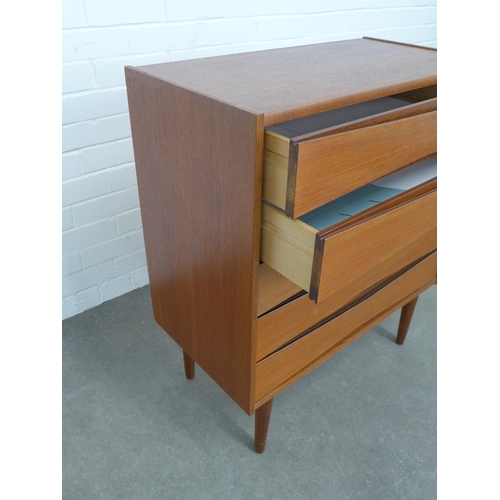 211 - Skeie & Co. Mobelfabrikk,  Norwegian teak chest of drawers,  likely designed by by Aksel Kjersgaard,... 