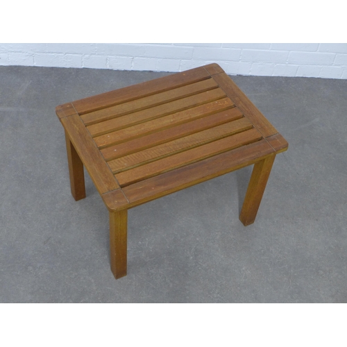 221 - Slatted Luggage rack, 61 x 43 x 46cm.