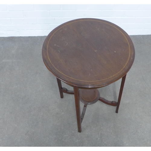 241 - Edwardian mahogany occasional table, 107 x 69 x 53cm.