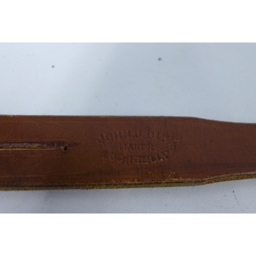 352 - John Dick, Lochgelly  leather Tawse