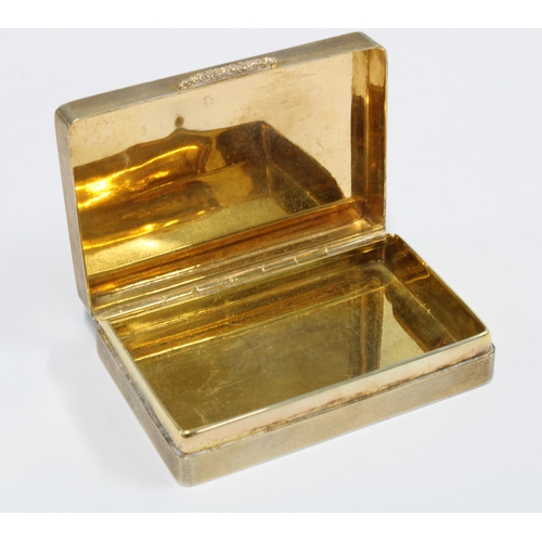 66 - Silver gilt box, Garrards & Co, Birmingham 1959, 18 x 5cm