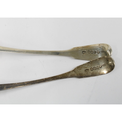 68 - A pair of Georgian Scottish silver toddy ladles, Edinburgh 1825 (2) 15cm