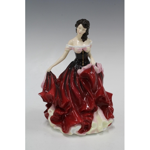 102 - Royal Doulton bone china figure of Deborah, 18 x 23cm.