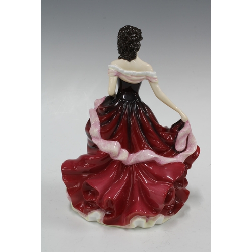 102 - Royal Doulton bone china figure of Deborah, 18 x 23cm.