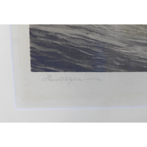 169 - HAROLD WYLLIE (BRITISH, 1880-1973) The Soveraigne of the Seas, pencil signed print, framed under gla... 