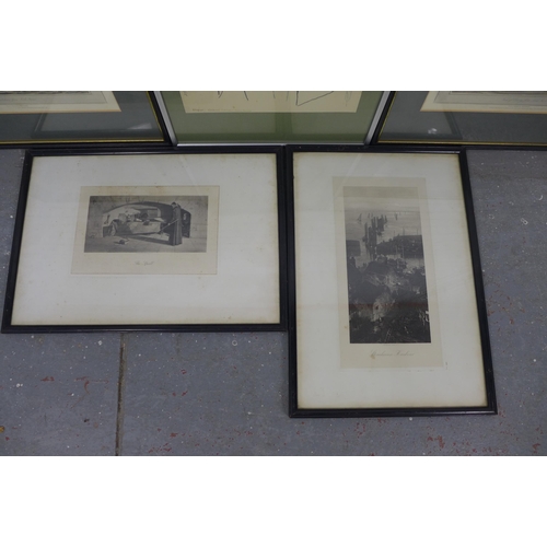 190 - Mixed prints to include William Daniell, etc