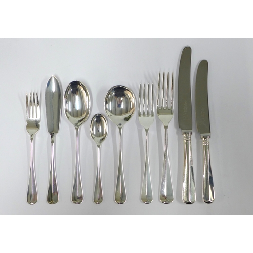 312 - Arthur Price silver plated cutlery in a canteen case