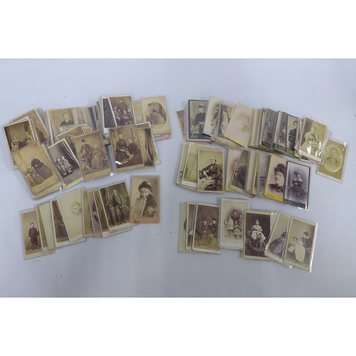 317 - A large collection of carte de visite cards,  Scottish Studios (a lot)