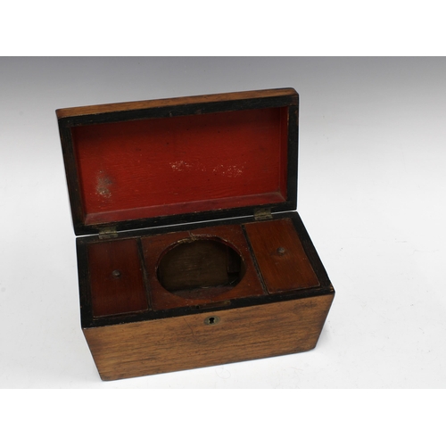 332 - 19th century rosewood sarcophagus tea caddy, 28 x 15cm.