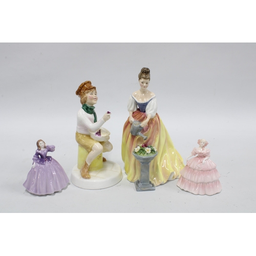 343 - Four china figures to include Royal Doulton 