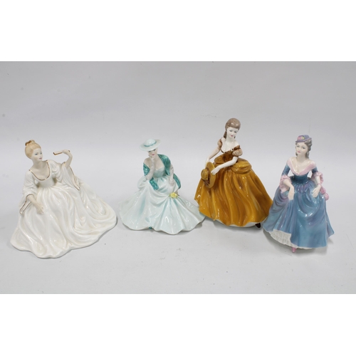 346 - Four Coalport Ladies of Fashion figures (4)