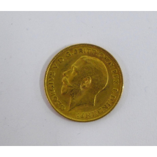 54 - George V gold half sovereign, dated 1912